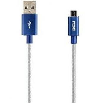 Conexión USB a Micro USB Gris 1m