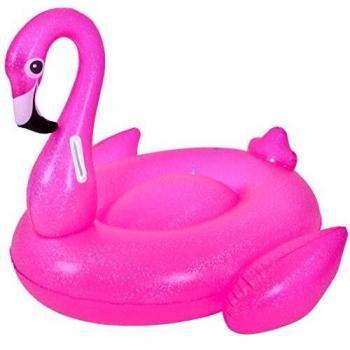 Flotador Cabalgable Flamenco Fucsia 110x102x86 cm