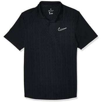 NIKE M Nkct ADV Polo Ln Nt, Hombre, Black/Black/Black, S