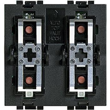 Bticino LivingLight MyHome 2-Button Control for Single/Dual Loads L4652/2