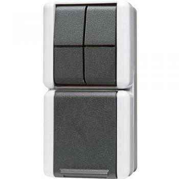 JUNG 875W interruptor eléctrico Key-operated switch Negro, Blanco - Accesorio cuchillo eléctrico