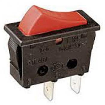 Interruptor Basculante Unipolar ON-OFF 16A ROJO