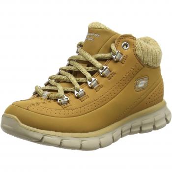 Skechers Synergy Strong Will, Botines para Niñas, Beige