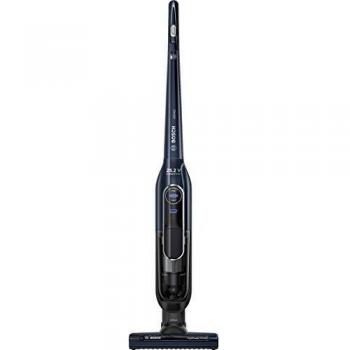 Bosch Athlet - Aspirador escoba, 25.2 V, sin bolsa, autonomía hasta 50 minutos, depósito 0.9 l, color azul océano