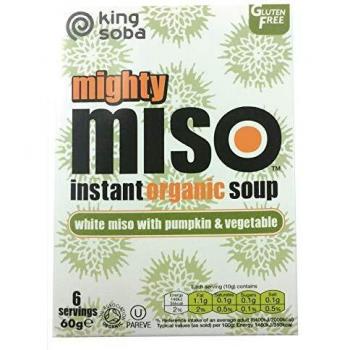 King Soba Sopa De Miso Con Calabaza Y Verduras Sin Gluten Bio, 6 X 10 G 60 ml