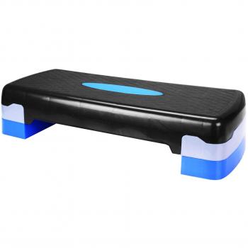 Avento Tabla pequeña de step/ aeróbic 41VU, Negro / azul