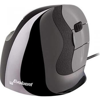 Evoluent VerticalMouse 4 Large Right-Handed Wired USB Laser Mouse