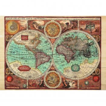 Puzzle Mapa del Mundo Antiguo de 1626 - 500 Piezas