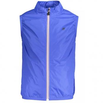 U.S. Polo Assn. Grand Polo Blue Waterproof Nylon Vest Jacket - XL