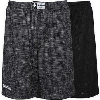 Spalding Street Reversible Shorts Grey Melange/Black XXL Pantalones Cortos, Unisex Adulto
