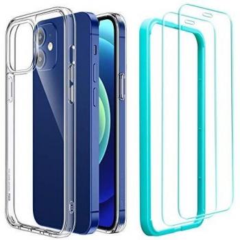 ESR Funda y 2 Protector de Pantalla Compatible con iPhone 6.1 Pulgadas 12,12 Pro 2020