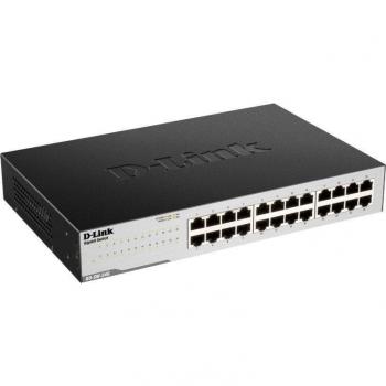 D-Link GO-SW-24G Switch No Administrado 24 Puertos Gigabit Ethernet 10/100/1000 Mbps Carcasa de Plástico Plug and Play