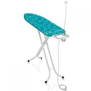 Leifheit Tabla de planchar plegable Air Board M Compact Plus para planchas de vapor, mesa de planchar ultraligera, tabla de planchado en menos tiempo