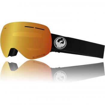 Dragon X1S Schneebrille 2019 Black/lumalens Red ionized + lumalens Rose