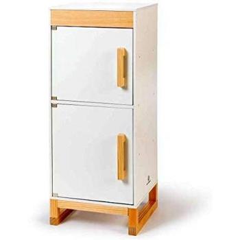 Nevera de juguete MUSTERKIND® FICUS - blanca/madera natural