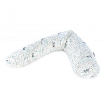 Funda de Lactancia Theraline Aquarell y Bambo Bear - Almohada de lactancia, funda extraíble y lavable, diseño colorido y divertido, material suave y transpirable, adecuada para dar soporte durante la lactancia