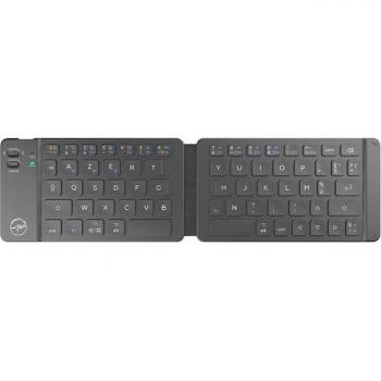 Teclado Bluetooth Plegable Compacto Mobility Negro AZERTY