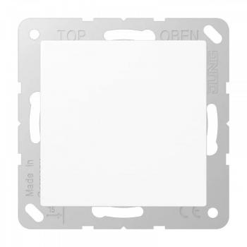 JUNG A 594-0 WW Blind Cover Complete with Support Ring, Alpine White