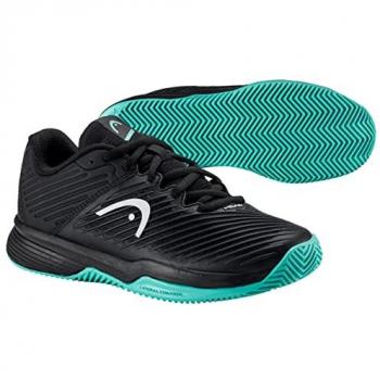 Head Revolt Pro 4.0 Clay Junior Zapatillas de Tenis Unisex para Jóvenes Negro/Azul 275213 Bkte