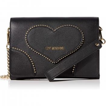 Love Moschino - Borsa Pu, Carteras de mano con asa Mujer, Negro