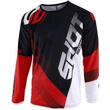 SHOT – Camiseta Kid Devo Ultimate, Negro/Rojo, talla 8/9