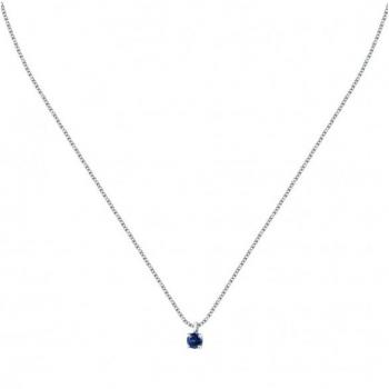 Collar de Mujer Morellato en Plata 925 reciclada con Circonita Azul - Colección Tesoros SAIW172