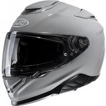 Casco HJC RPHA 71 Sólido - Gris, Talla XS (54-55 cm), diseño aerodinámico, sistema de ventilación avanzado, interior desmontable y lavable, homologación ECE 22.05