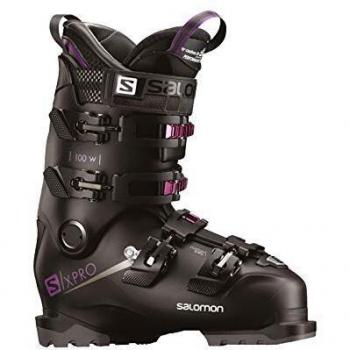 Salomon X Pro 100 - Botas de esquí para Mujer, 27.5, Negro/Morado