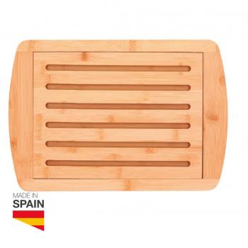Tabla de corte para pan de bambú ecológica y resistente - 360x250x18mm