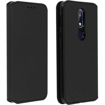 Funda Billetera Negra para Nokia 7.1