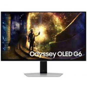 Monitor Gaming Samsung Odyssey G6 27 OLED QHD 240Hz Plata - 0.03 ms, FreeSync, Ajustable en Altura