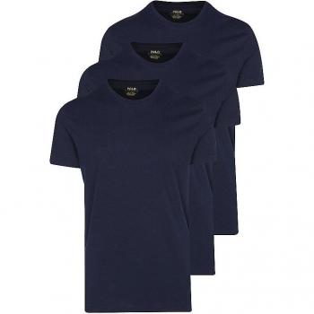Polo Ralph Lauren Men's Crew Neck T-Shirt 3-Pack - Dark Blue, Size L