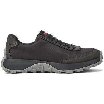 CAMPER Drift Trail - Men's Black Sneakers, Size 46, Cotton Fabric