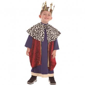 BB Carnival-Disfraz para Niños Rey Mago Azul y Rojo 3-5 Años
