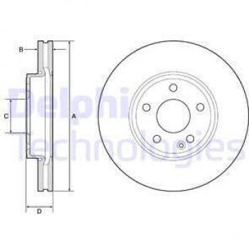 Disco de freno DELPHI BG4788C