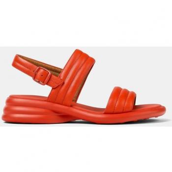 CAMPER Spiro - Women's Sandals - Red, Size 5, Smooth Leather
