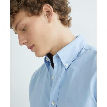 BOSS Orange Rickert Mens Shirt - Light Blue - Size L