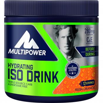 Bebida Isotónica IsoDrink Multipower 430g Naranja