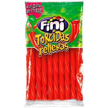 Fini Delicias Torcidas Rellenas Sabor Fresa - 125g