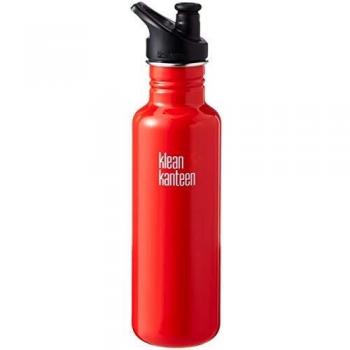 Klean Kanteen Botella Clásica 27oz, Mineral Red