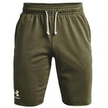 Under Armour Pantalones Cortos Rival Terry Verde XL Regular Hombre