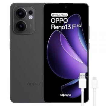 Smartphone OPPO Reno13 F 5G Dual SIM 8GB RAM 256GB Gris - Pantalla AMOLED 6.67 120Hz, Cámara 50MP, Batería de 5800mAh, Carga