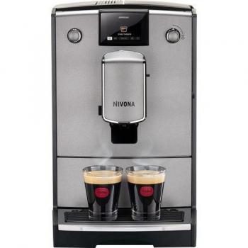 Nivona CaféRomatica NICR 695 - Cafetera automática con molinillo, 15 bares, capacidad de 2,2 L, color gris