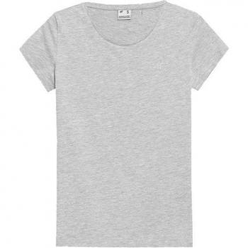 Camiseta de Manga Corta Mujer 4F Regular Plain Coral XS