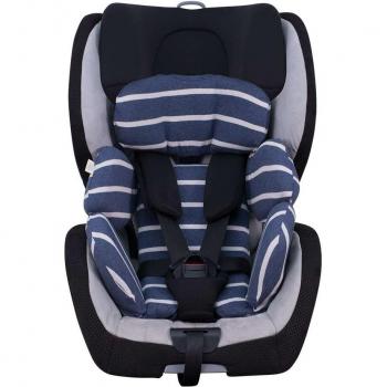 Funda para cojín reductor de silla de coche Jyoko compatible con Recaro Zero Talla 1 Sailor Stripes
