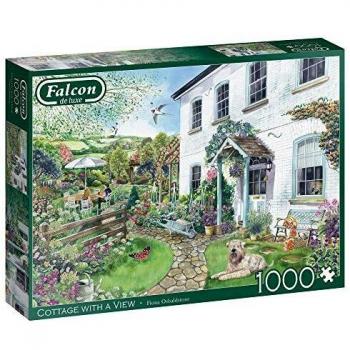 Puzzle Falcon Cabaña con Vista 1000 Piezas