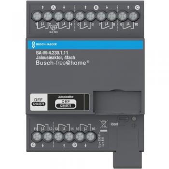 Busch-Jaeger 4-Channel Sunblind Actuator 230V BA-M-4.230.1.11