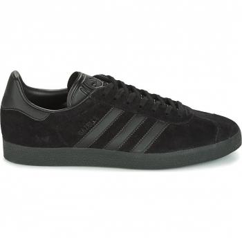 Zapatillas Adidas Gazelle para hombre, modelo Cq2809, color negro, talla 40 2/3, material cuero