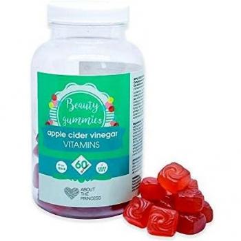About the Princess Gominolas De Vinagre De Sidra De | Beauty Gummies | Apple Cider Vinegar Gummies | Complemento Alimenticio Que Favorece Al Metabolismo | Con Vitamina C |, Manzana, 60 Gominolas