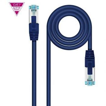 NANOCABLE 10.20.1702-BL - Cable de Red Cat.7 600MHZ LSZH SFTP PIMF AWG26, Azul, 2 m